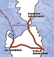 camps itinerants pour ados a l'etranger - corse sardaigne