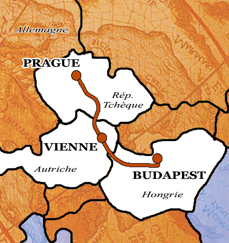 camps itinerants pour ados a l'etranger - prague vienne budapest