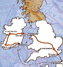 camps itinerants pour ados a l'etranger - londres irlande