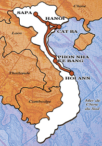 camps itinerants pour ados a l'etranger, Vietnam